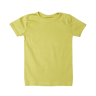 image of cotton yellow tshirt